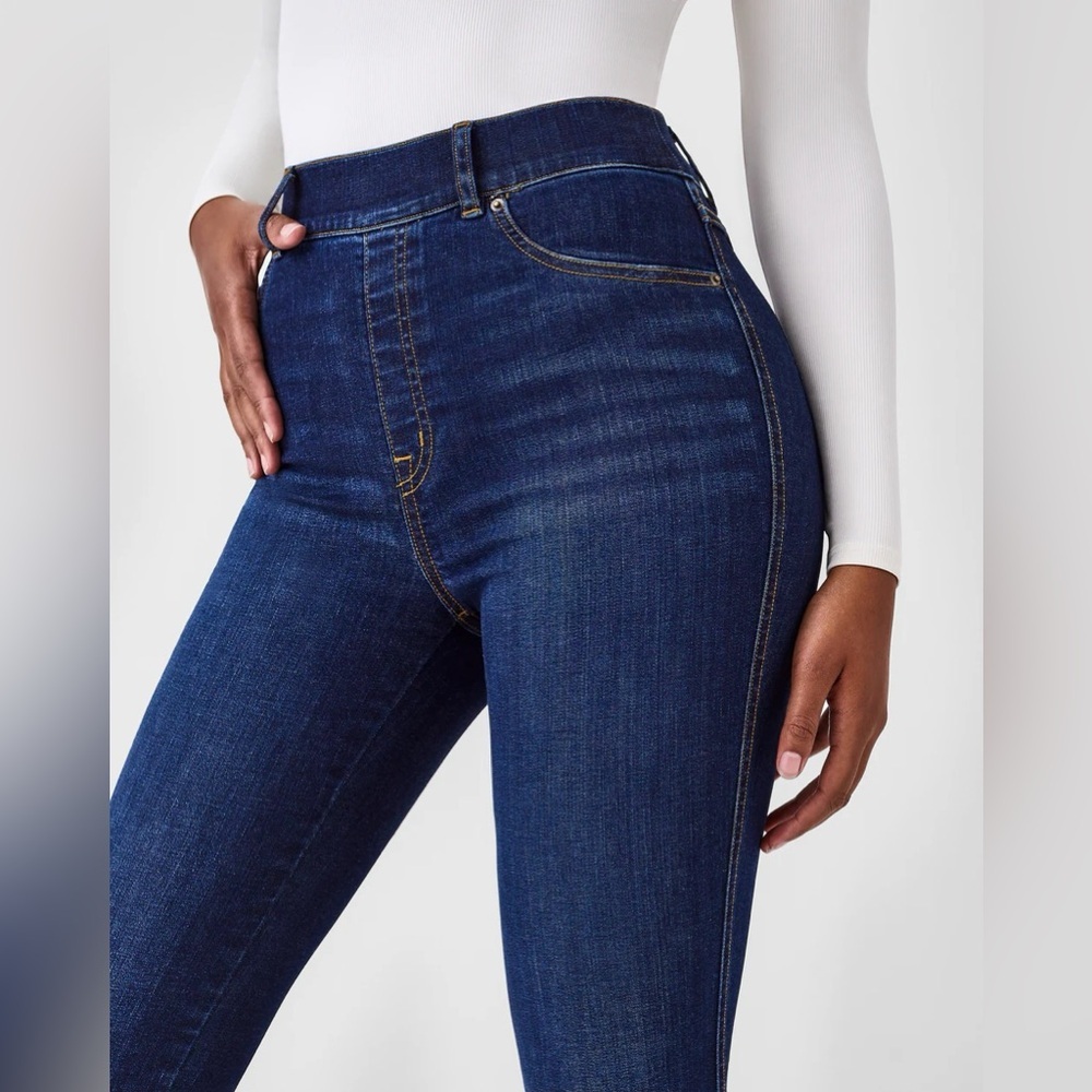 SPANX Flare Jeans Midnight Shade - Picture 3 of 9
